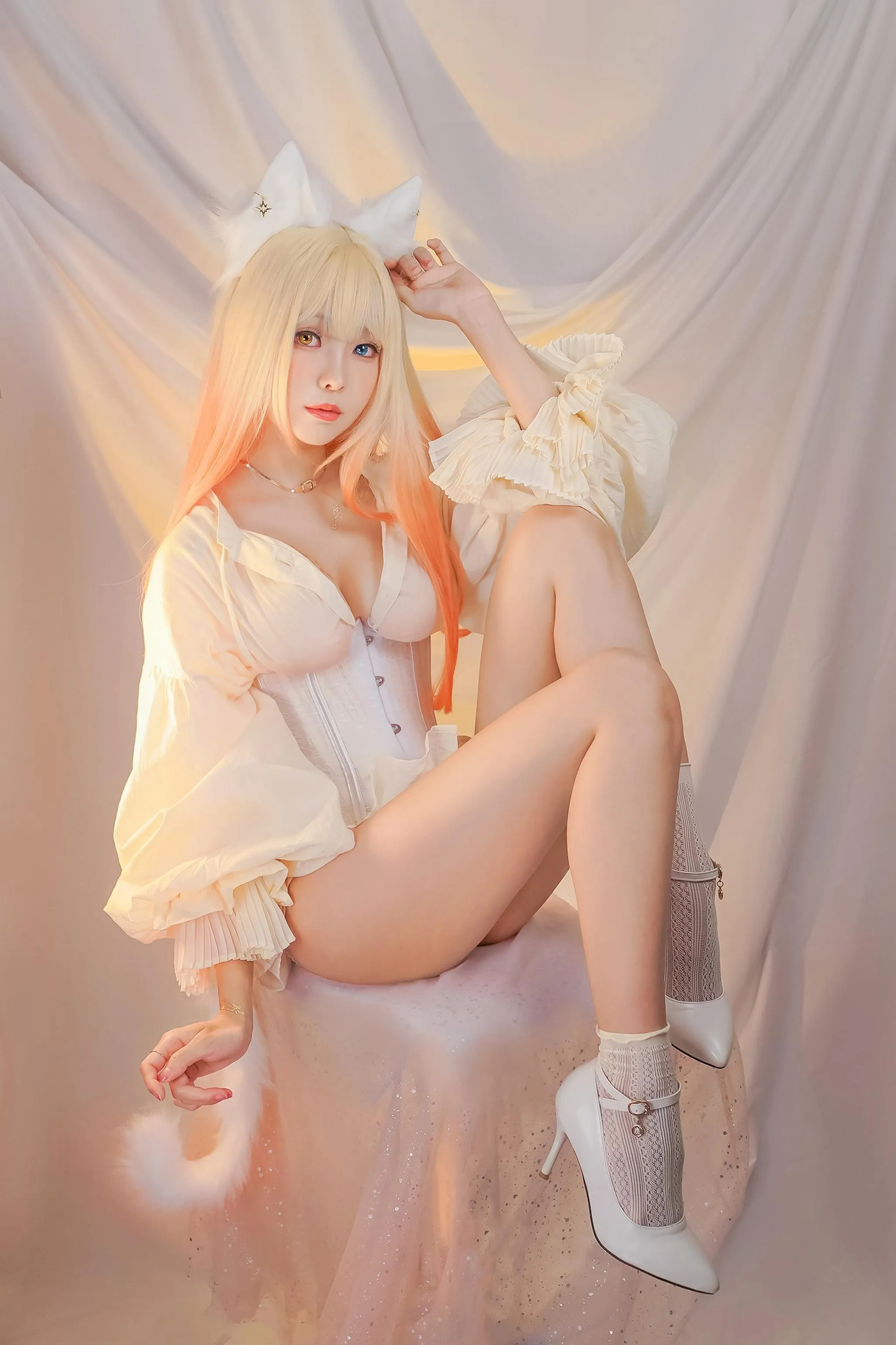 ElyEE子 – NO.77 Original Witch  Cat魔女與貓-Odd-eyed cat __ [41P]插图3